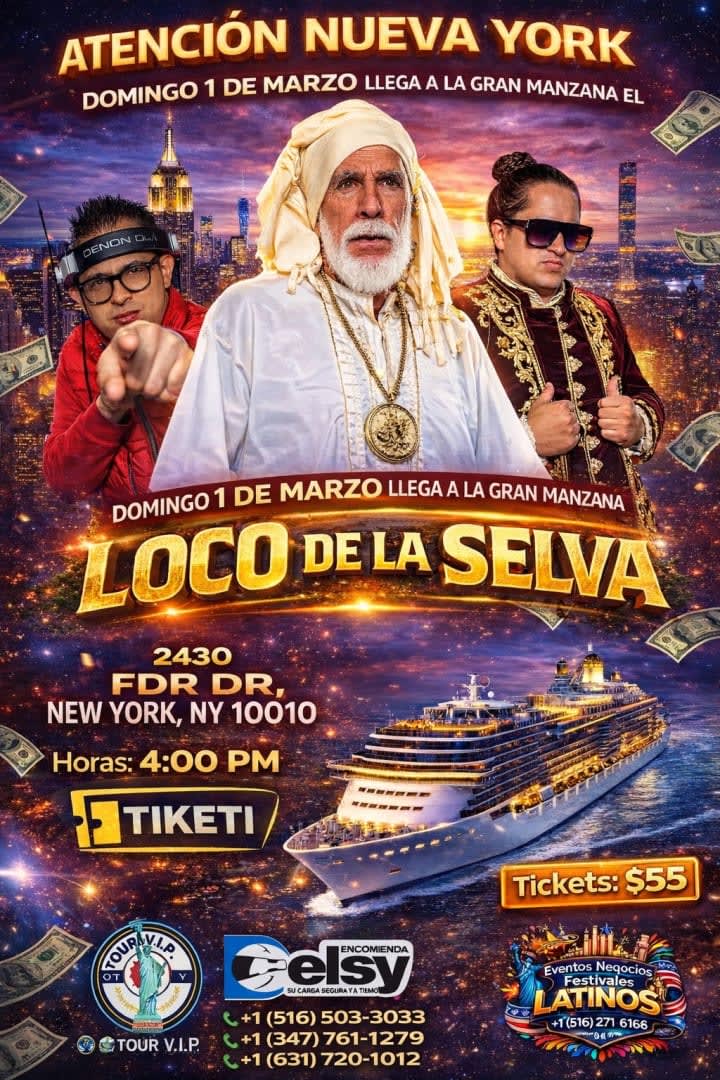 Event - Boat Party🛳️ x El Loco de la Selva🍾 - New York, NY - Sun, March 1, 2026} | concert tickets