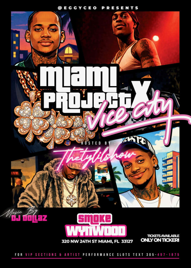 Event - Vice City Project X By: TheTyLilShow - Miami, FL - sáb, 21 de febrero de 2026} | concert tickets