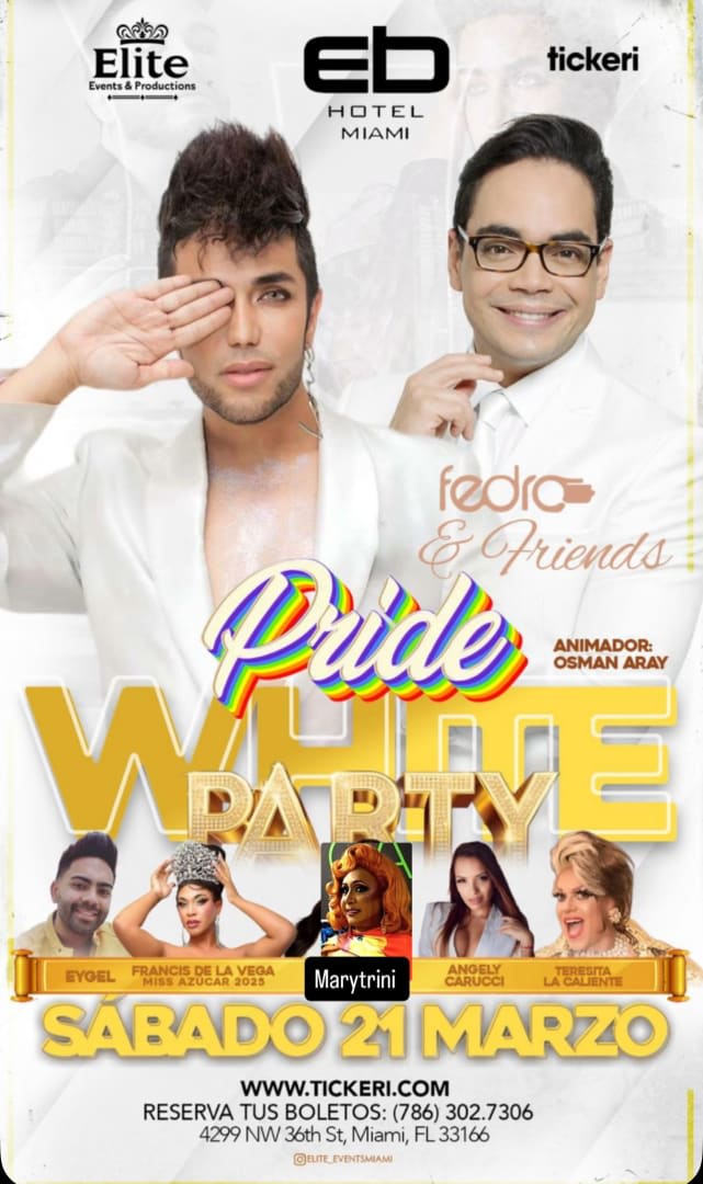 Event - Miami Pride White Party - Miami, Florida - March 21, 2026 | concert tickets