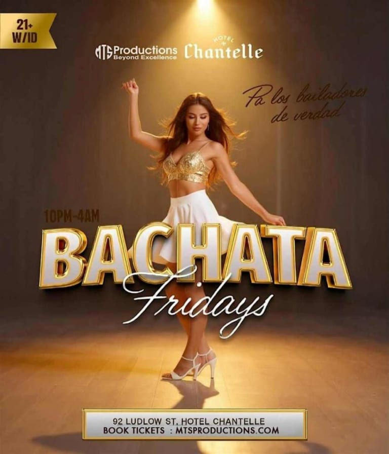 Event - Friday Bachata Night at Hotel Chantelle | Traditional Bachata NYC | Feb 20 - New York, NY - Fri, February 20, 2026} | concert tickets
