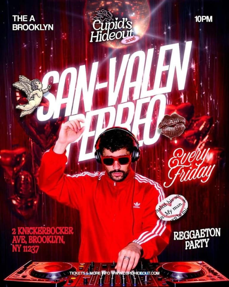 Event - San Valen Perreo – Latin & Reggaeton Party at Ainsworth Brooklyn - Brooklyn, NY - Fri, February 20, 2026} | concert tickets