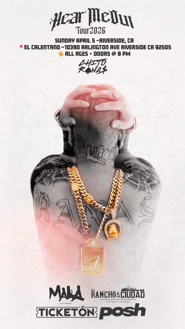 Event - Chito Ranas live in concert in Riverside - Riverside, California - April 5, 2026 | concert tickets