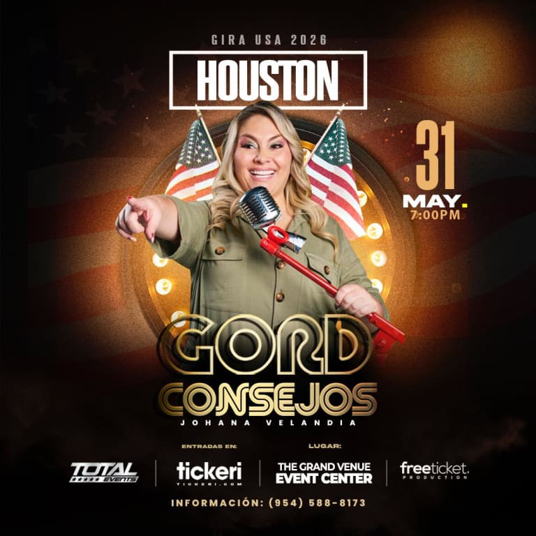 Event - GORDCONSEJOS - Johana Velandia - ( La gorda)  STAND UP COMEDY - Katy TX - Katy, TX - Sun, May 31, 2026} | concert tickets