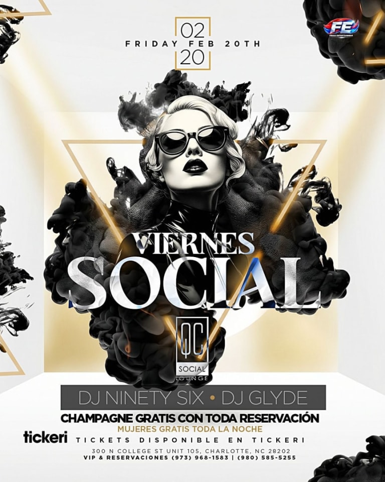 Event - Viernes social  - Charlotte, NC - Fri, February 20, 2026} | concert tickets