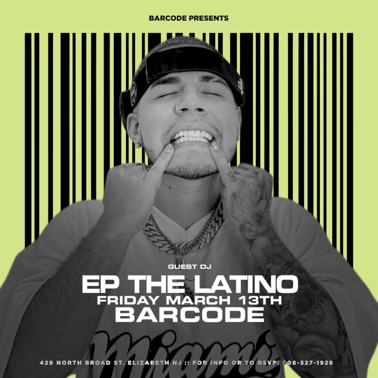 Event - BarCode Fridays | Elizabeth, NJ - Elizabeth, NJ - Fri, March 13, 2026} | concert tickets