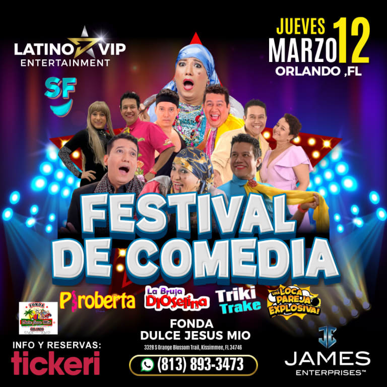 Event - FESTIVAL DE COMEDIA en “ORLANDO,FL” - Kissimmee, FL - Thu, March 12, 2026} | concert tickets
