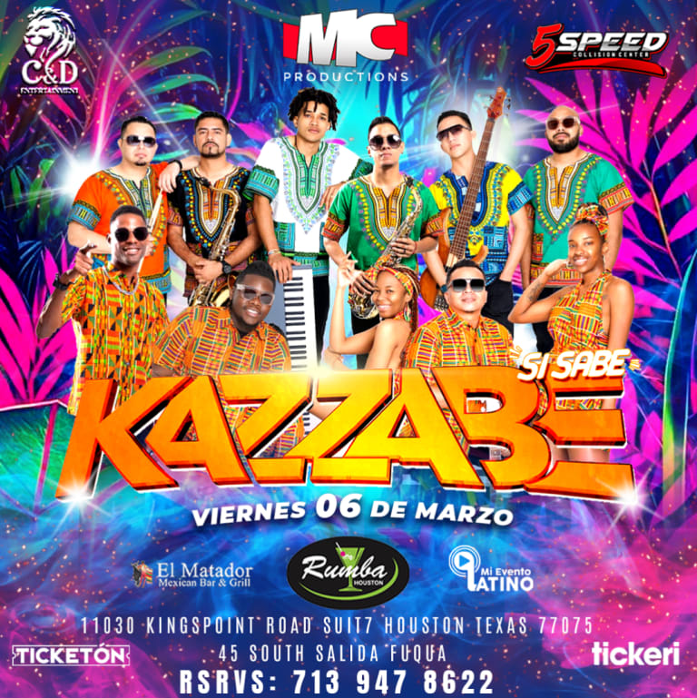 Event - KAZZABE en Concierto Rumba Club Houston - Houston, Texas - March 6, 2026 | concert tickets