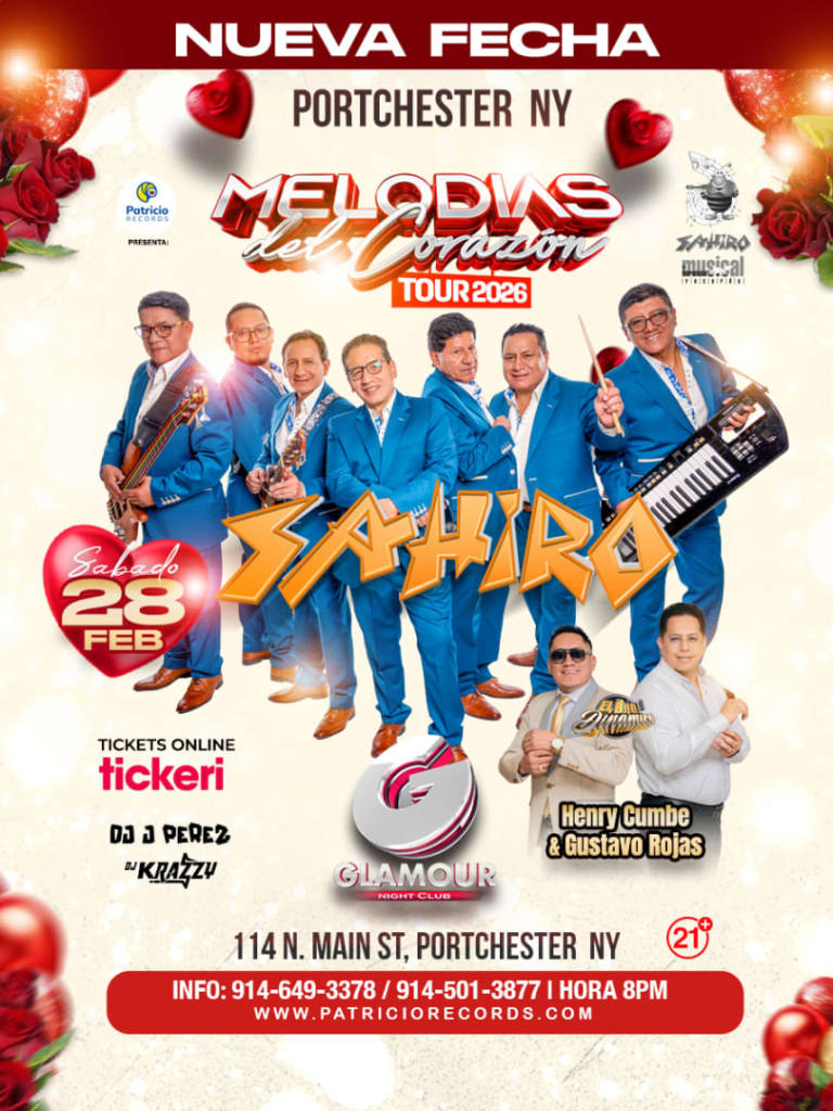 Event - MELODIAS DEL CORAZON  2026 - PORTCHESTER NY  - Port Chester, NY - sáb, 28 de febrero de 2026} | concert tickets