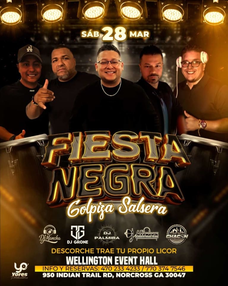 Event - Por Primera Vez En Atlanta FIESTA NEGRA SALSERA - Lilburn, Georgia - March 28, 2026 | concert tickets