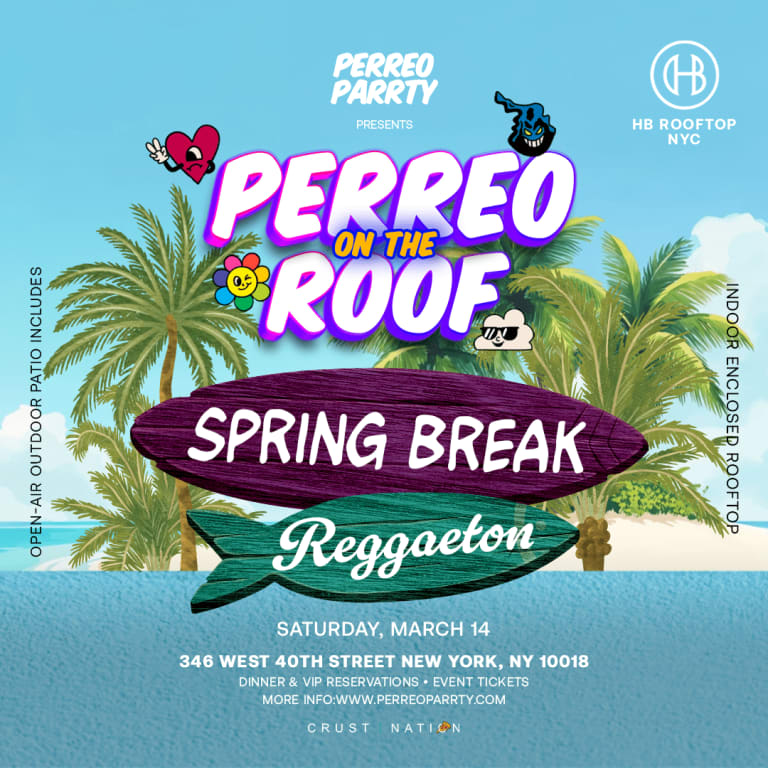 Event - Spring Break Reggaeton Rooftop - Latin Party Midtown NYC - New York, New York - March 14, 2026 | concert tickets