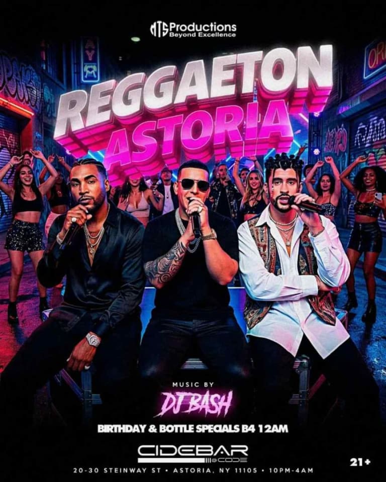 Event - Reggaeton Astoria | Fridays at CideBar – NYC Dance Party – Feb 27th - Queens, New York - February 27, 2026 | concert tickets