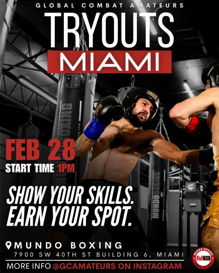 Event - GCA Tryouts -Searching for FUTURE Combat Sports Super Stars - Miami, Florida - February 28, 2026 | concert tickets