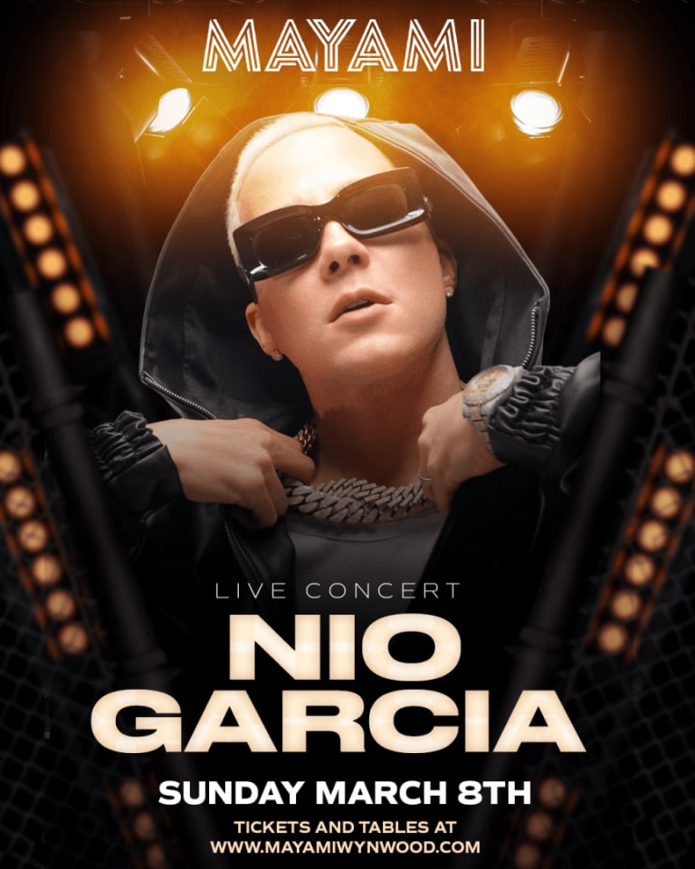 Event - Nio Garcia at Mayami Wynwood - Miami, Florida - March 8, 2026 | concert tickets