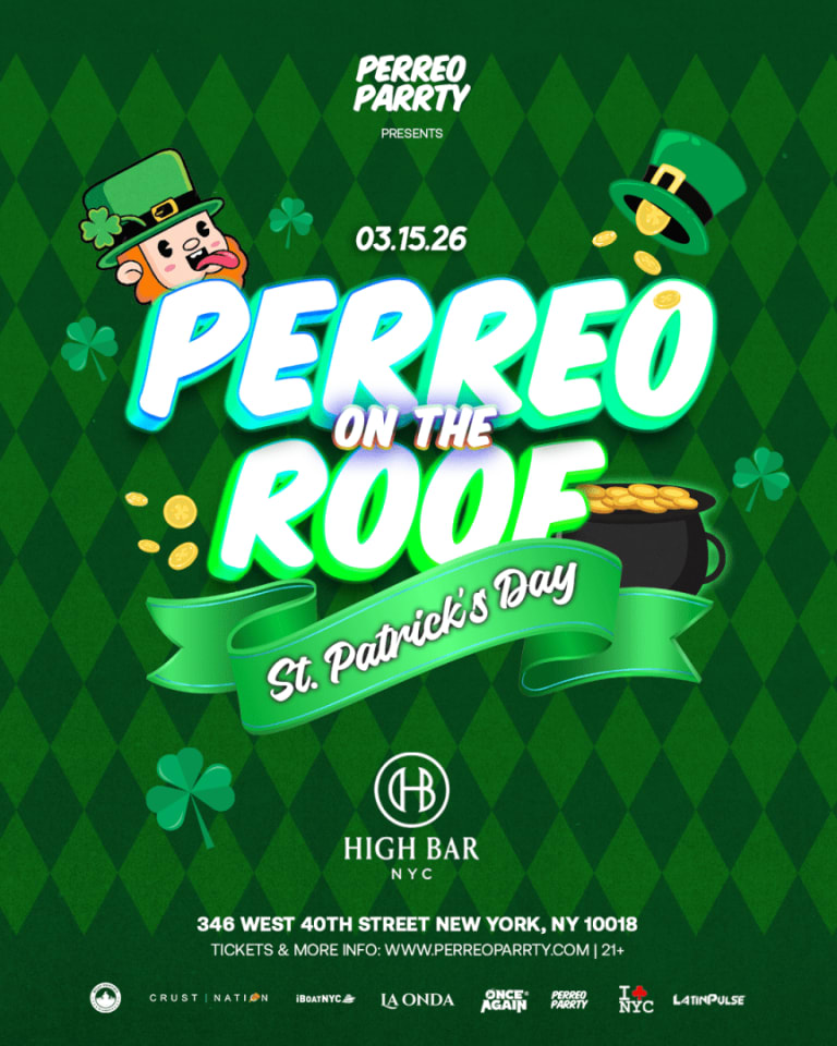Event - St. Patrick's Reggaeton - Latin & Perreo Rooftop Party Midtown NYC - New York, New York - March 14, 2026 | concert tickets