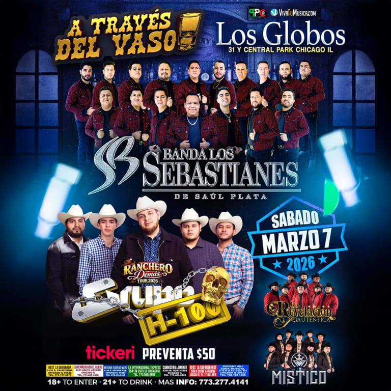 Event - Banda Los Sebastianes en Chicago - Chicago, Illinois - March 7, 2026 | concert tickets