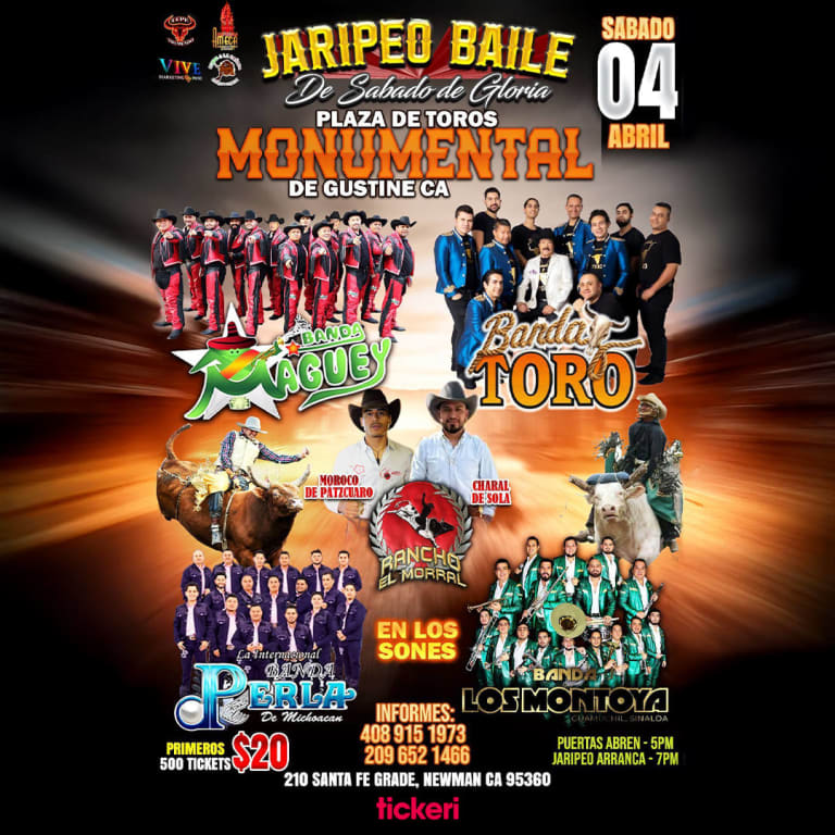 Event - Jaripeo Baile de Sabado de Gloria - Newman, California - April 4, 2026 | concert tickets