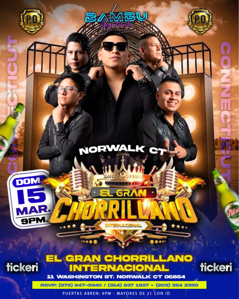 Event - El gran chorrillano - Norwalk, CT - Sun, March 15, 2026} | concert tickets