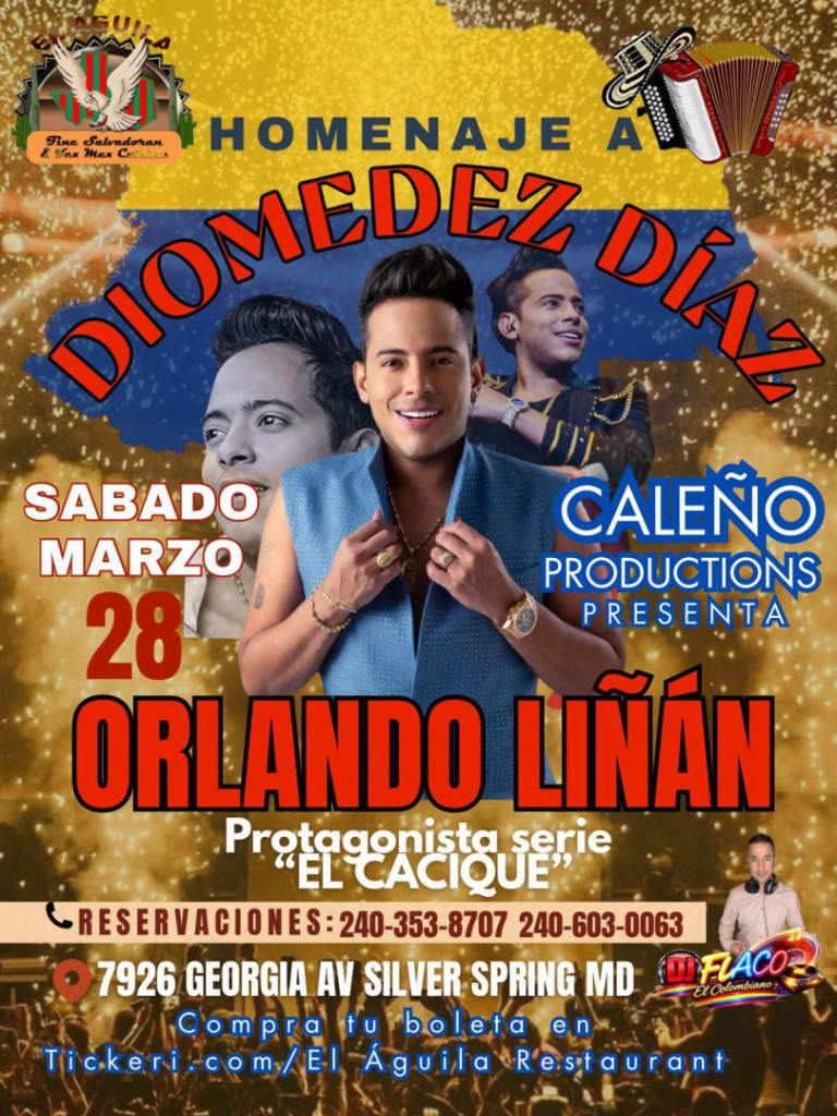 Event - Orlando liñan  homenaje  a dionedes diaz - Silver Spring, Maryland - March 28, 2026 | concert tickets