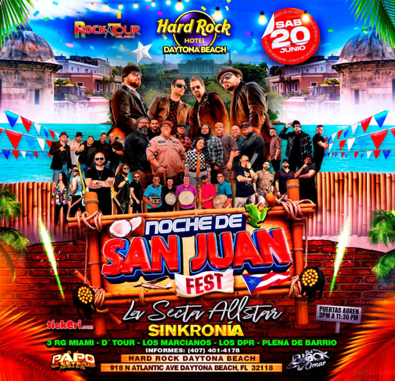 Event - Noches de San Juan Fest en Daytona Beach FL - Daytona Beach, Florida - June 20, 2026 | concert tickets