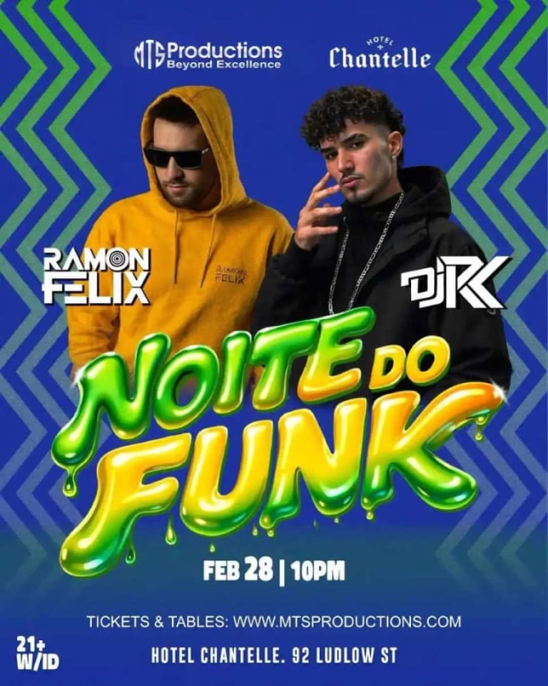 Event - Noite do Funk NYC on Saturday, February 28 in the Lower East Side - New York, New York - February 28, 2026 | concert tickets