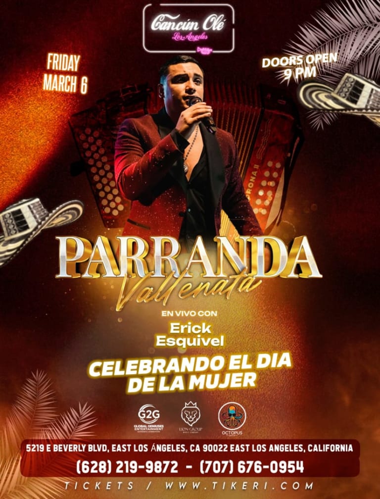 Event - Vallenato LA - East Los Angeles, California - March 6, 2026 | concert tickets