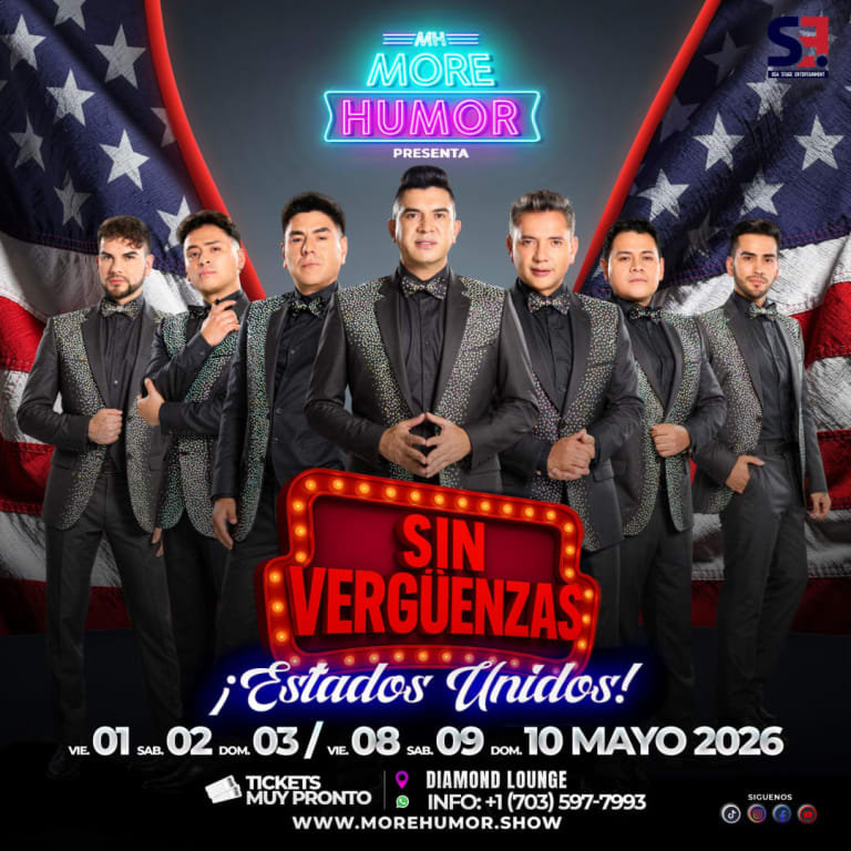 Event - More Humor presenta Sin Verguenzas en USA - Annandale, Virginia - May 2, 2026 | concert tickets