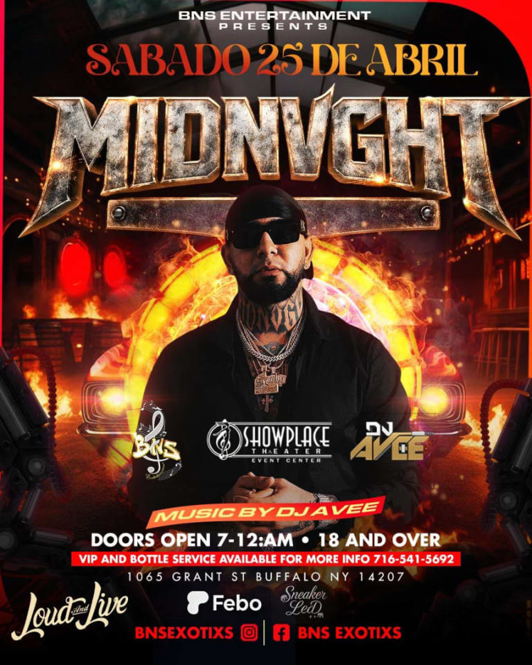 Event - MIDNIGHT & friends  - Buffalo, New York - April 25, 2026 | concert tickets