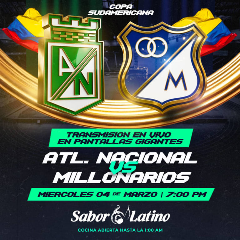 Event - ATLETICO NACIONAL VS MILLONARIOS | Sabor Latino - Queens, New York - March 4, 2026 | concert tickets
