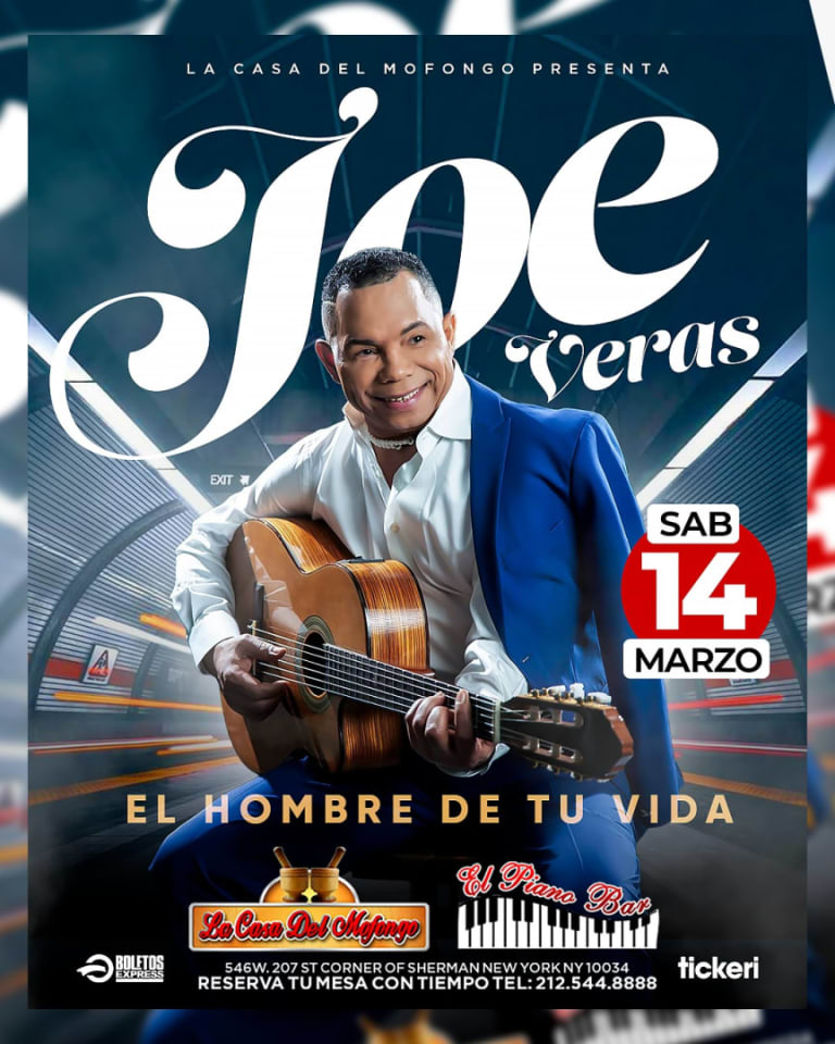 Event - JOE VERAS EL HOMBRE DE TU VIDA - New York, New York - March 14, 2026 | concert tickets