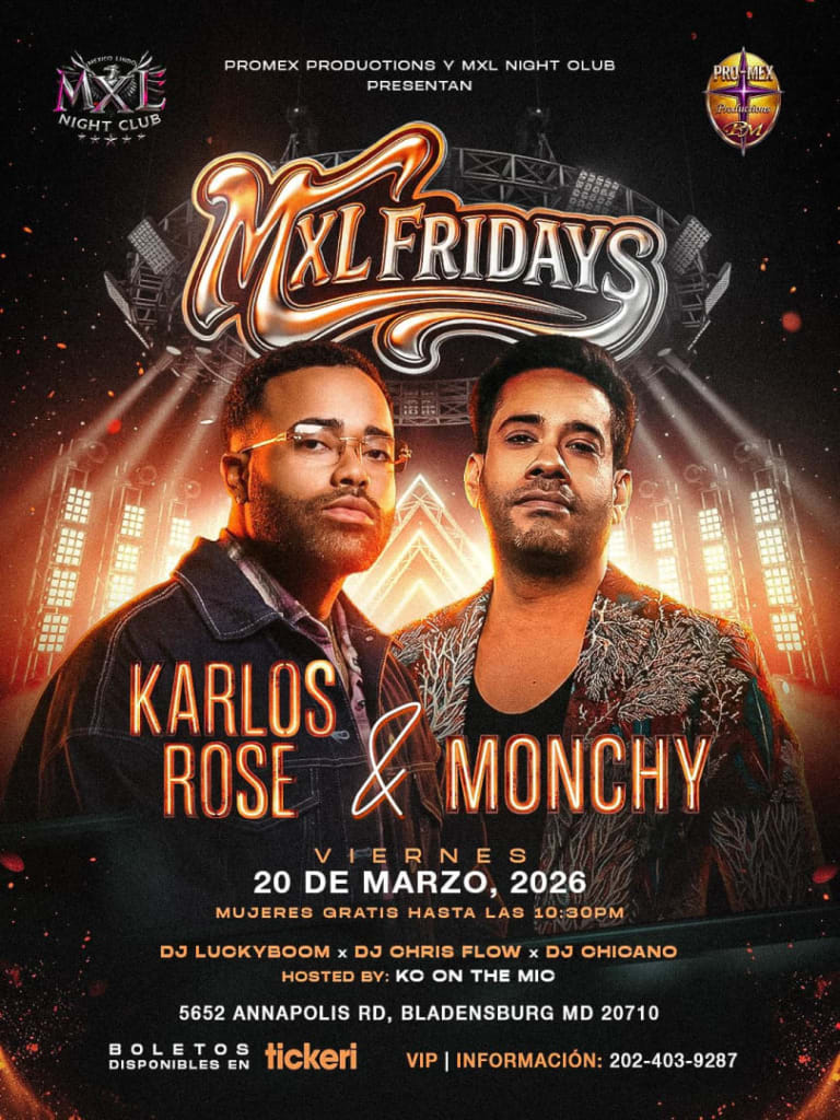 Event - KARLOS ROSE Y MONCHY EN VIVO  - Bladensburg, Maryland - March 20, 2026 | concert tickets