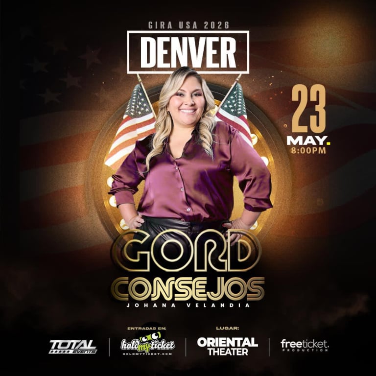 Event - GORDCONSEJOS - Johana Velandia ( La Gorda )- STAND UP COMEDY -DENVER - Denver, Colorado - May 23, 2026 | concert tickets