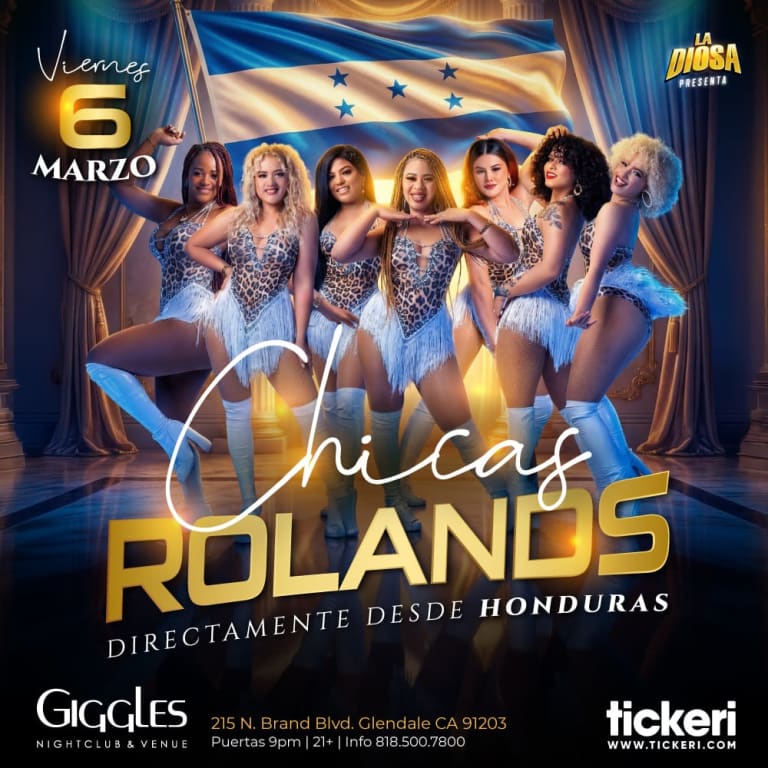 Event - LAS CHICAS ROLANDS EN LOS ANGELES - Glendale, California - March 6, 2026 | concert tickets