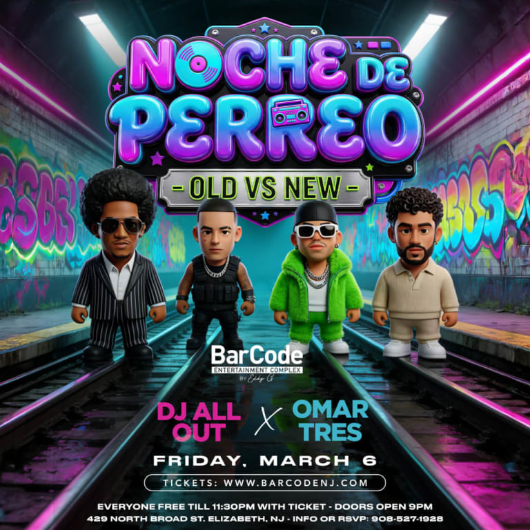 Event - NOCHE DE PERREO – OLD VS NEW @ BarCode, Elizabeth NJ - Elizabeth, New Jersey - March 6, 2026 | concert tickets