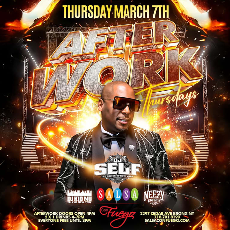 Event - After Work R&B Thursdays NYC w/ DJ Self - Bronx, New York - March 5, 2026 | concert tickets