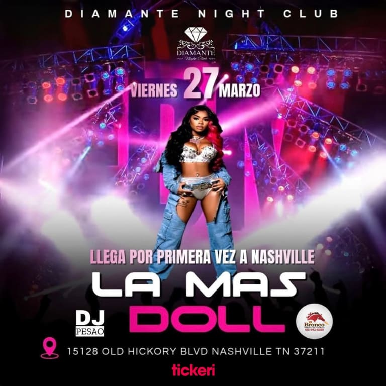 Event - La Mas Doll en vivo en Nashville - Nashville, Tennessee - March 27, 2026 | concert tickets
