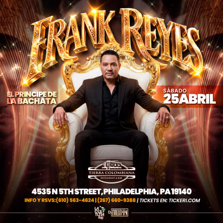 Event - FRANK REYES EN CONCIERTO PHILLY  - Philadelphia, Pennsylvania - April 25, 2026 | concert tickets