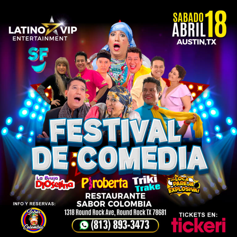 Event - FESTIVAL DE COMEDIA EN AUSTIN - Round Rock, Texas - April 18, 2026 | concert tickets