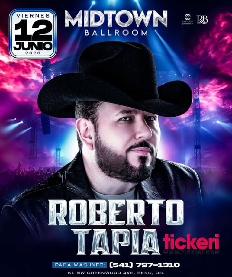 Event - Roberto Tapia - Bend, Oregon - June 12, 2026 | concert tickets