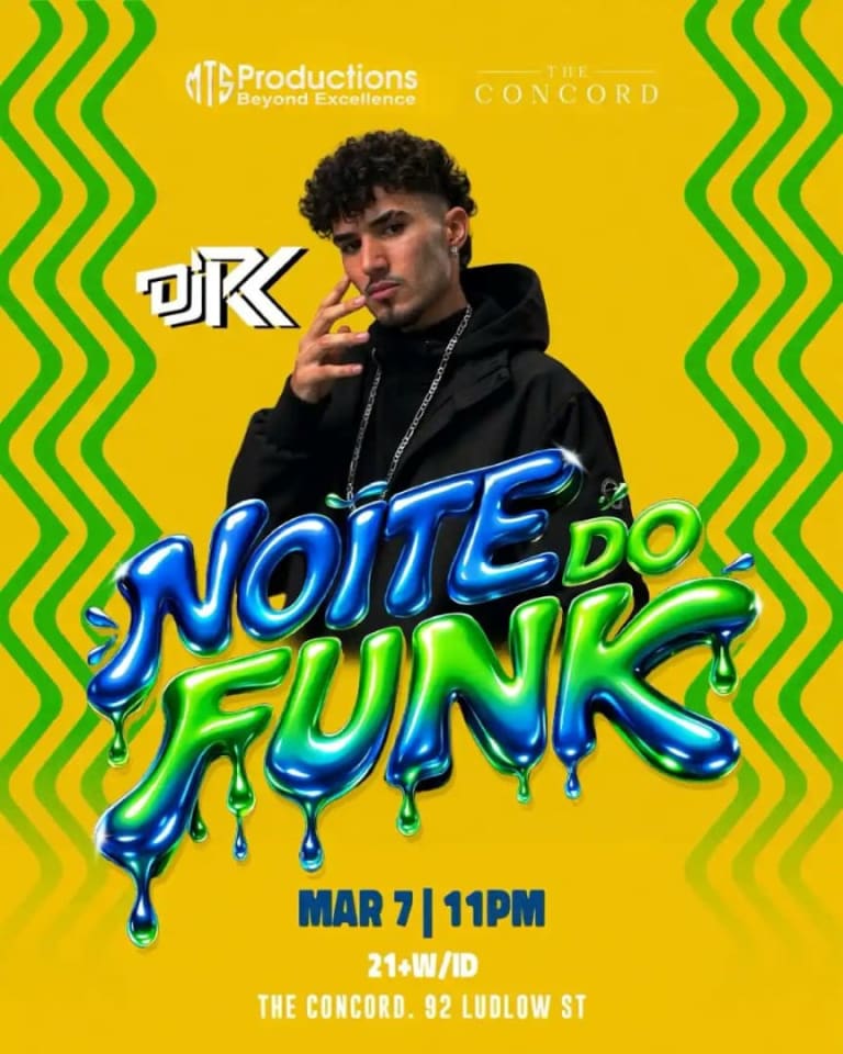 Event - Experience Noite do Funk NYC on Saturday, March 7 in the Lower East Side - New York, New York - March 7, 2026 | concert tickets