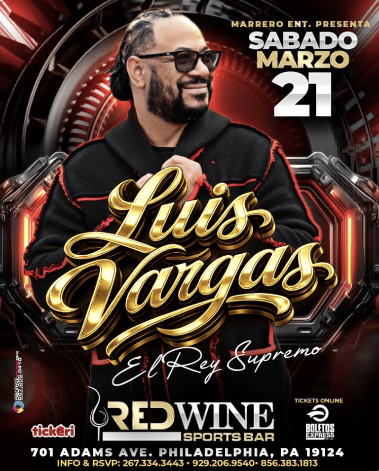 Event - Luis Vargas en Philadelphia - Philadelphia, Pennsylvania - March 21, 2026 | concert tickets