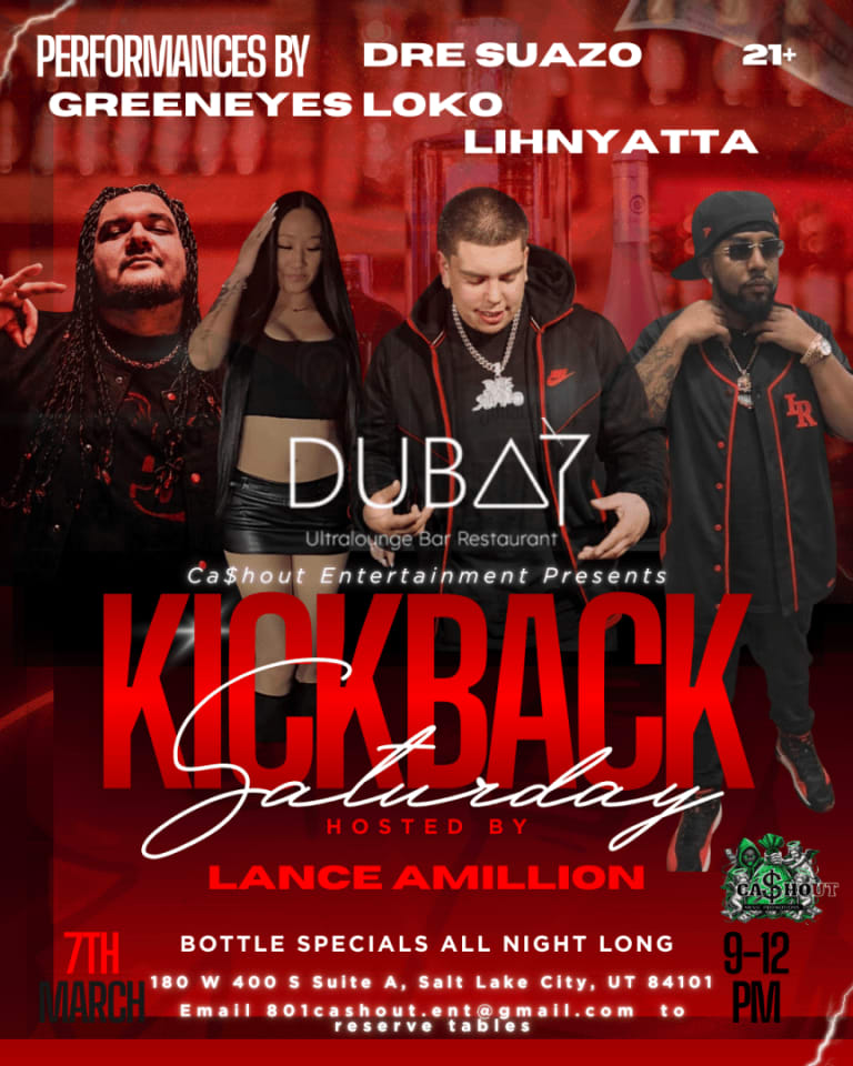 Event - Throwback Kickback  - Salt Lake City, Utah - March 7, 2026 | concert tickets