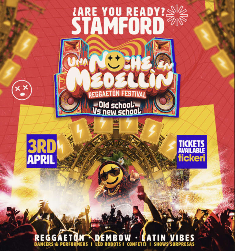 Event - UNA NOCHE EN MEDELLIN | Stamford Reggaeton Fest - Stamford, Connecticut - April 3, 2026 | concert tickets