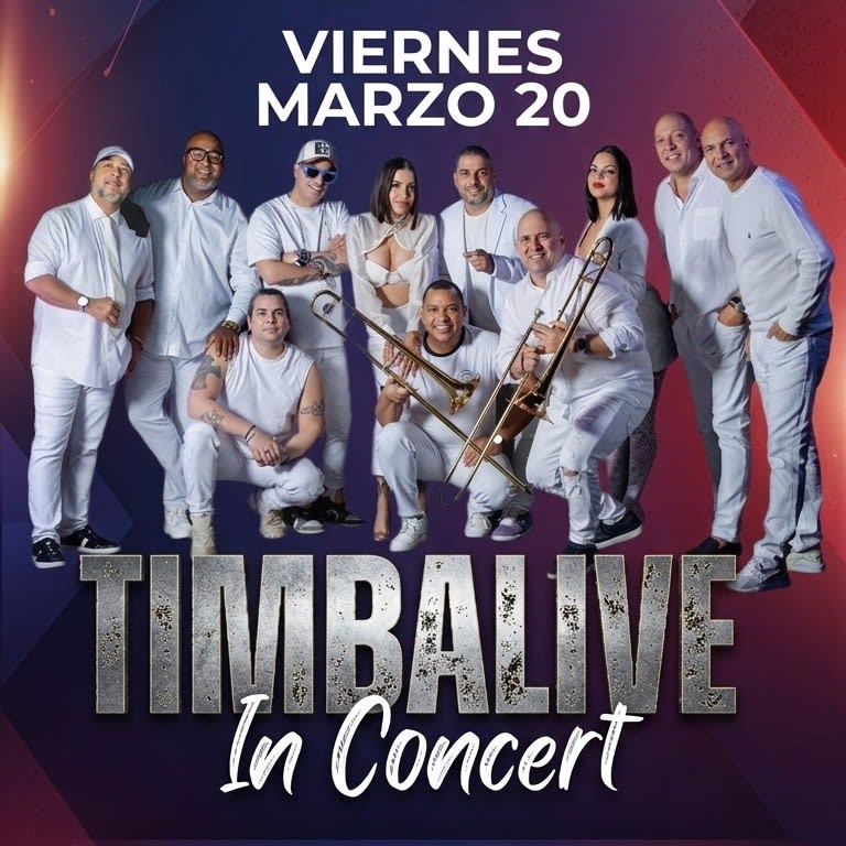 Event - Timbalive en Miami - Kendall, FL - Fri, March 20, 2026} | concert tickets