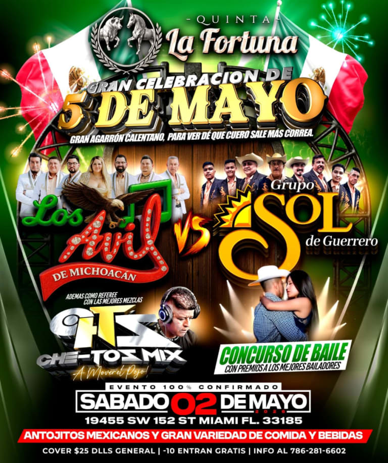 Event - 5 DE MAYO  - Miami, Florida - May 2, 2026 | concert tickets
