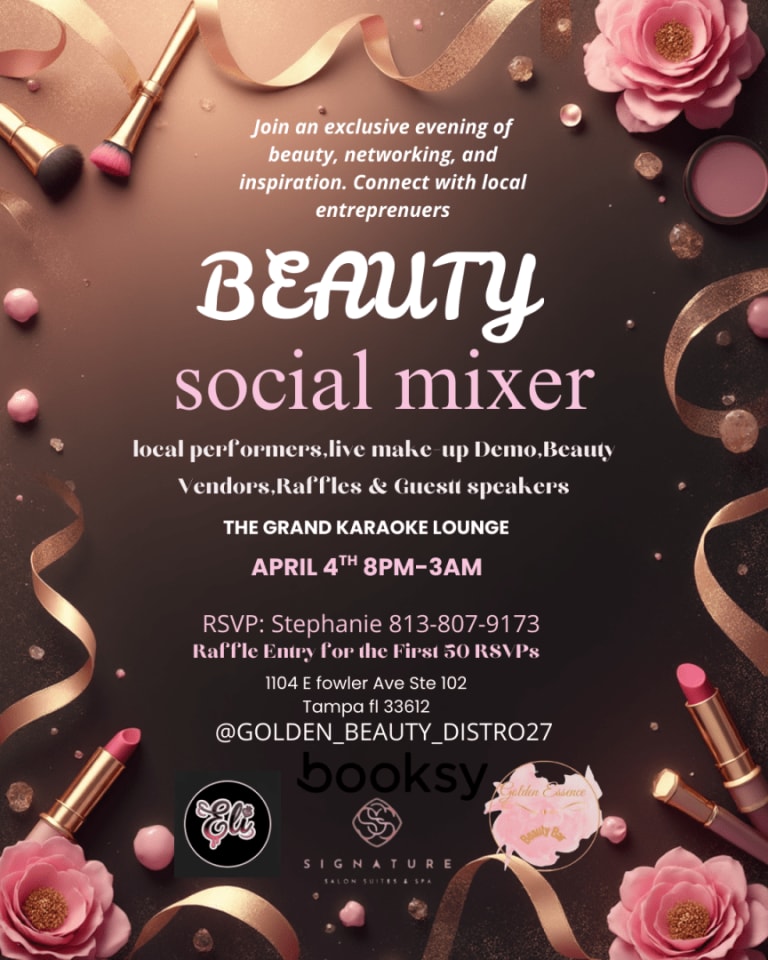 Event - Beauty social Mixer - Tampa, Florida - April 4, 2026 | concert tickets