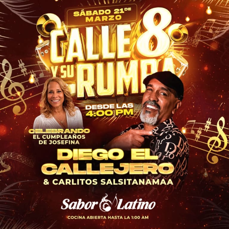 Event - CALLE 8 Y SU RUMBA | Sabor Latino - Queens, NY - sáb, 21 de marzo de 2026} | concert tickets