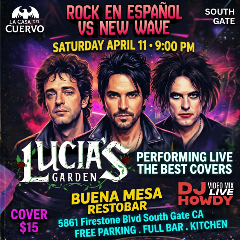 Event - Rock En Español Vs 80's New Wave With Live Band In South Gate - South Gate, California - April 11, 2026 | concert tickets