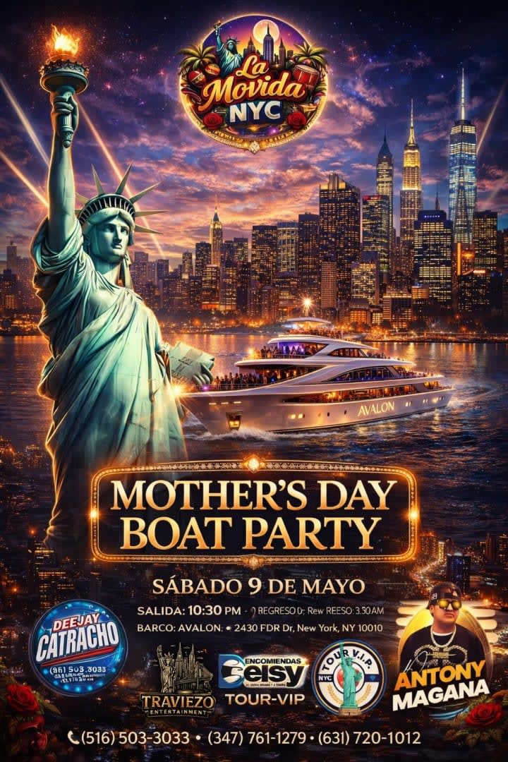Event - Mother’s Day Boat Party 🛳️ - New York, New York - May 9, 2026 | concert tickets