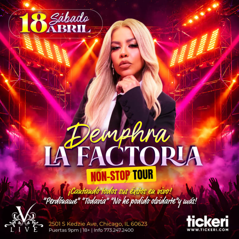 Event - La Factoria en vivo en Chicago - Chicago, Illinois - April 18, 2026 | concert tickets