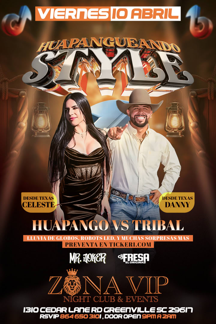 Event - HUAPANGUEANDO STYLE - Greenville, SC - Fri, April 10, 2026} | concert tickets